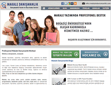 Tablet Screenshot of makaledanismanlik.com